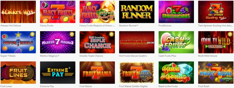 Betcity casino fruit spellen Fruit spellen